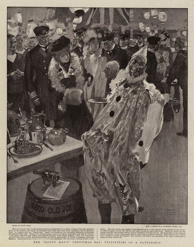 Den praktiske mannens juledag, festligheter på et slagskip av Frank Craig