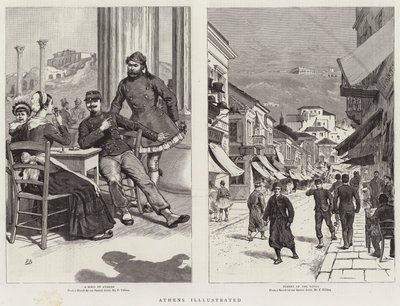 Athen illustrert av Frank Dadd