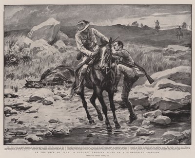 I Nick of Time, henter en galant trooper den avkjørte kameraten av Frank Dadd