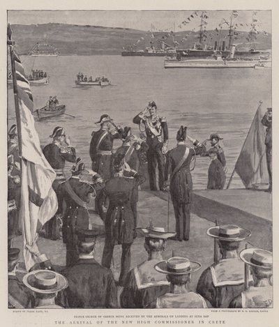 Ankomsten av den nye høykommissæren på Kreta av Frank Dadd