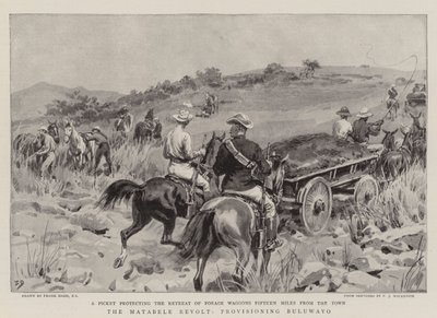 Matabele-opprøret, forsyner Bulawayo av Frank Dadd