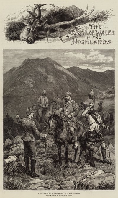 Prinsen av Wales i høylandet av Frank Dadd