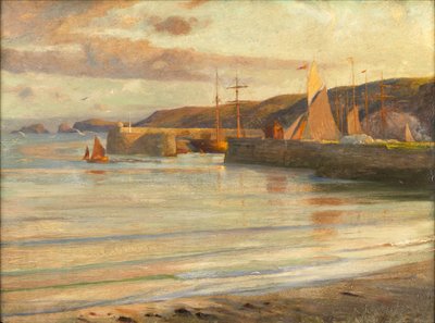 På North Devon Coast av Frank Dicksee