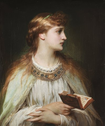 Ophelia. Um 1864 av Frank Dicksee
