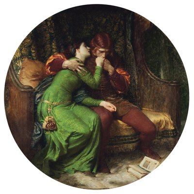 Paolo og Francesca, 1894 av Frank Dicksee