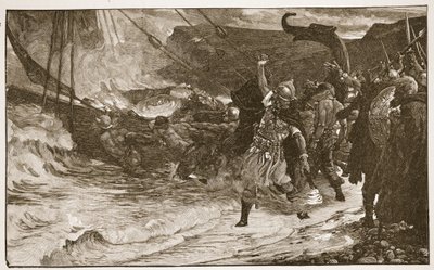 The Funeral of a Viking, illustrasjon fra 