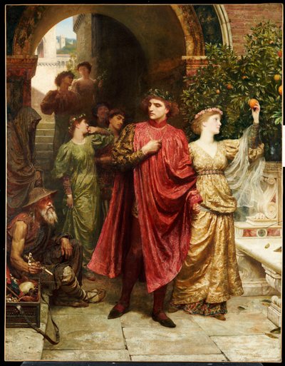 Symbolet - "Er det ingenting for dere, alle dere som går forbi", 1881 av Frank Dicksee