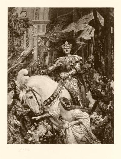 To kroner (fotogravure) av Frank Dicksee