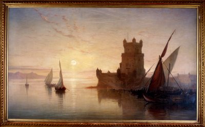 Lisboa - Balem slott, 1850. av Frank Dillon