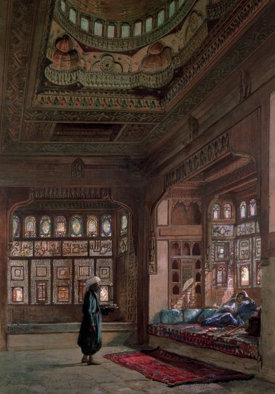 Haremet til Sheikh Sadat, Kairo, 1870 av Frank Dillon