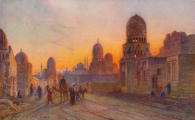 Kalifenes graver, Kairo, ca 1850-1906, 1906. av Frank Dillon