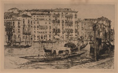 Canal Grande, Venezia av Frank Duveneck