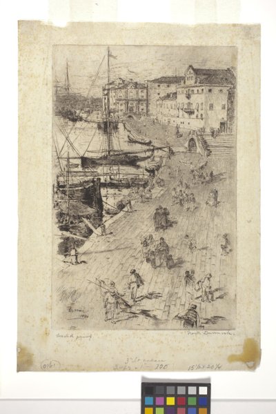 Riva Schiavoni nr. 2 (blekk) av Frank Duveneck