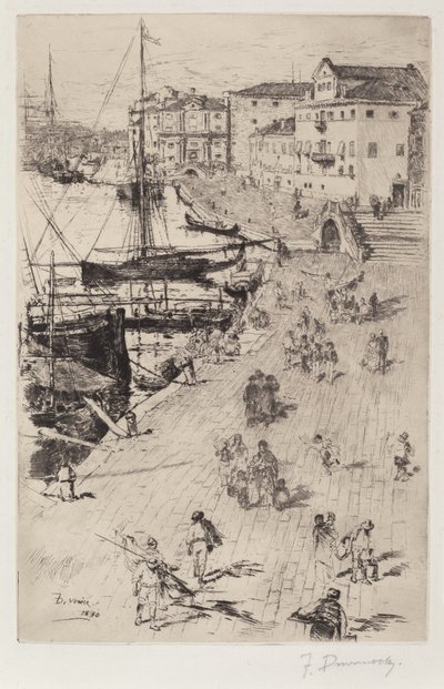 Riva degli Schiavoni, nr. 2 av Frank Duveneck