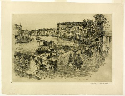 Utsikt over Canal Grande av Frank Duveneck