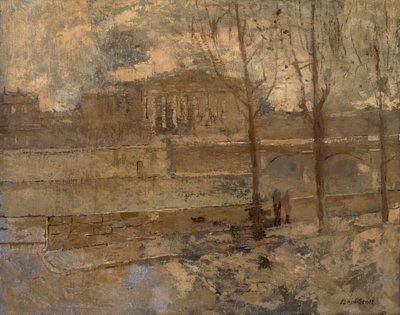 Deputertkammer i en tåke, nd av Frank Edwin Scott