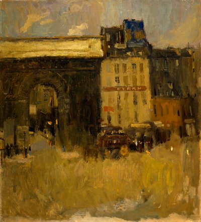 Gamle hus Paris, n.d. av Frank Edwin Scott