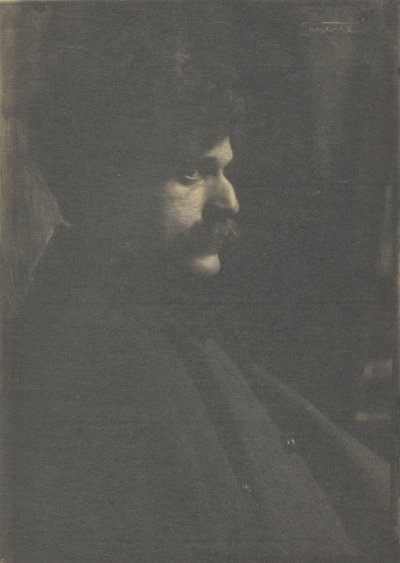 Portrett av Alfred Stieglitz, ca. 1899. av Frank Eugene