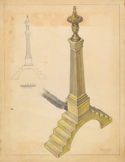 andiron av Frank Fumagalli