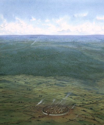 Befestet innhegning, Sør-England, c1000 f.Kr. av Frank Gardiner