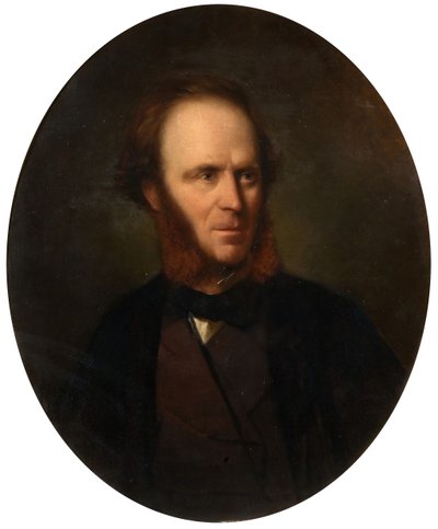 Portrett av William Costen Aitken 1817-1876, 1870. av Frank George Jackson