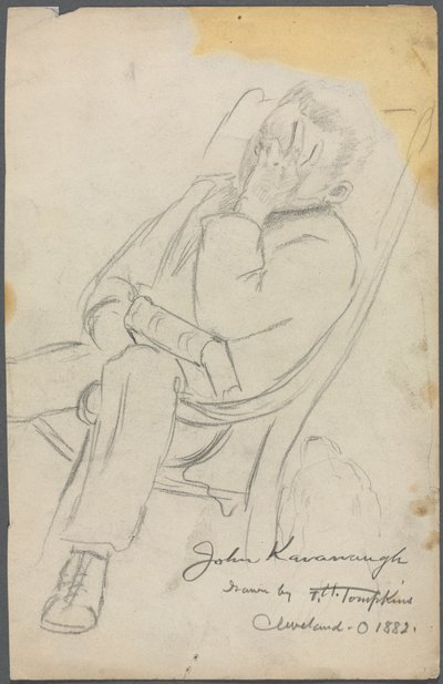 Skisse av John Kavanaugh av Frank H. Tompkins
