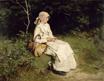 Hviler ved veien, 1879 av Frank Holl