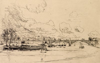 Langs kanalen, Charenton, Paris av Frank Laing