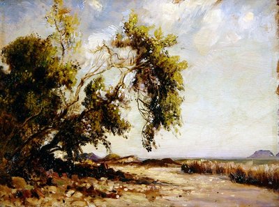 Paimpol, Bretagne (olje om bord) av Frank Lewis Emanuel