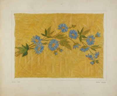 Crewel-broderi av Frank Maurer