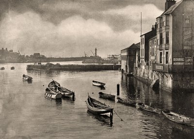Utsikt over havnen, Whitby, North Yorkshire, c1889 av Frank Meadow Sutcliffe