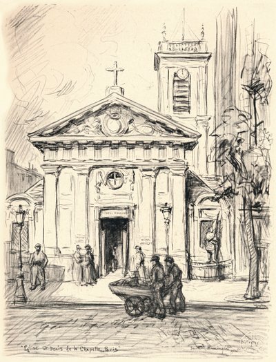 Church of St Denis de la Chapelle, 1915 av Frank Milton Armington