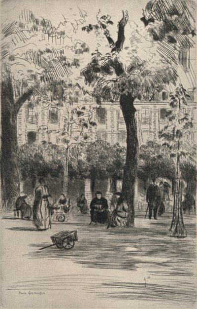 Place des Vosges, 1915 av Frank Milton Armington