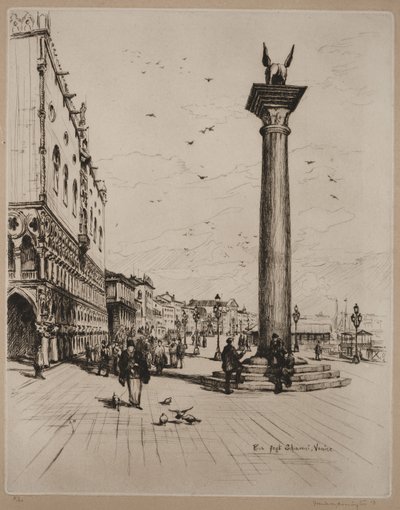 Riva Schiavone, Venezia av Frank Milton Armington