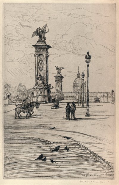 Pont Alexandre III, 1915 av Frank Milton Armington