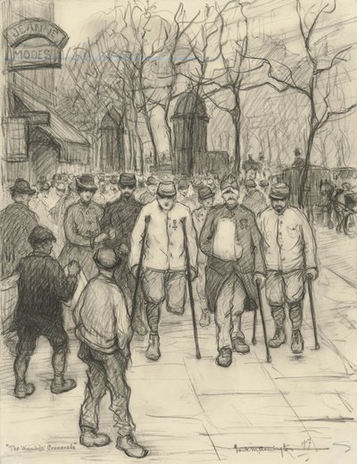The Wounded Promenade, 1917 av Frank Milton Armington