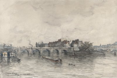The Isle, Paris (Pont Neuf) av Frank Myers Boggs