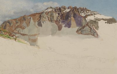 Fjelllandskap i Italia: Il Resegone, 1885. av Frank Randal