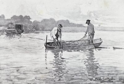 Norfolk Broads: Hauling up the Eel-Pods av Frank Southgate