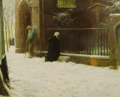 Utenfor kirken av Frank Spenlove-Spenlove