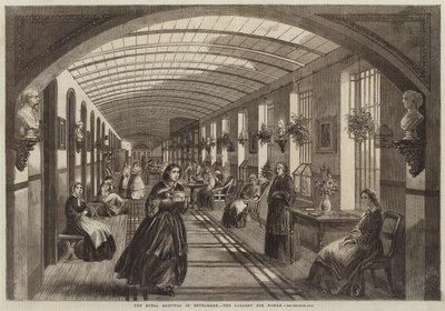 Royal Hospital of Bethlehem, Gallery for Women av Frank Vizetelly