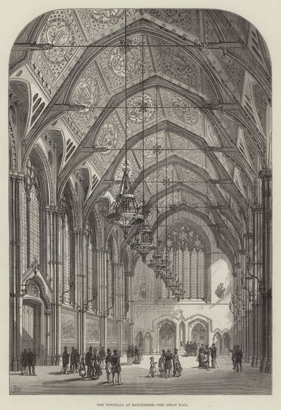 Nytt rådhus i Manchester, Great Hall av Frank Watkins