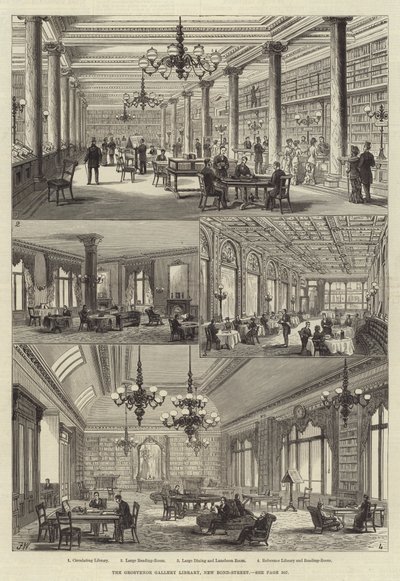 Grosvenor Gallery Library, New Bond-Street av Frank Watkins