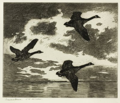 Overskyet morgen av Frank Weston Benson