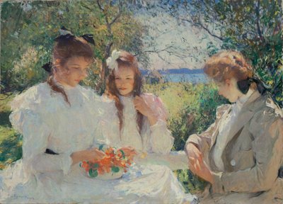 Portrett av mine døtre av Frank Weston Benson
