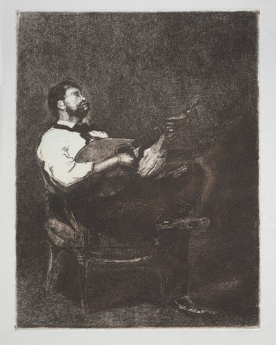 Gitarspiller av François Bonvin