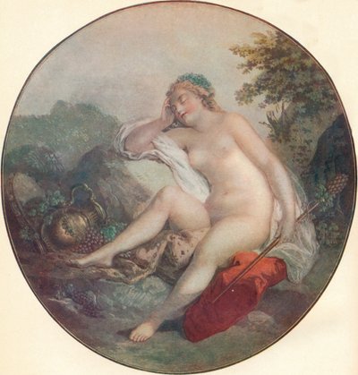 En Bacchante, 1700-tallet av François Boucher
