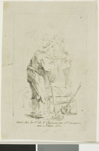 En dårlig kledd bonde av François Boucher