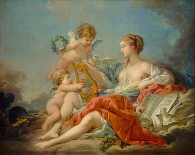 Allegori av musikk. 1764 av François Boucher