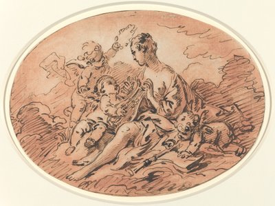 Allegori av musikk av François Boucher